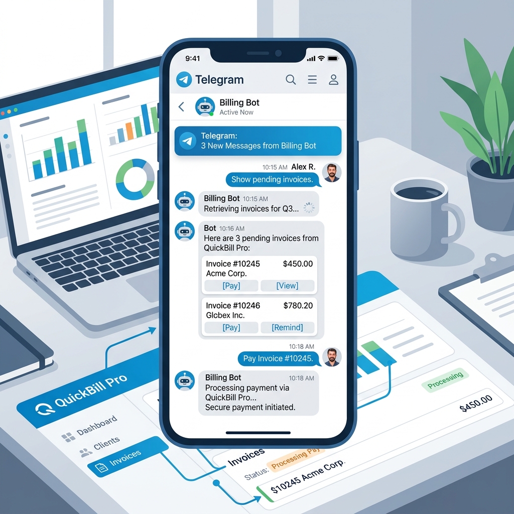 Cómo conectar Telegram con FacturaGenial: Guía paso a paso (2026)